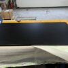 Tischplatte, Schwarz, 160 x 80 mit Kabeldurchlass
