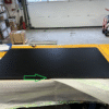 Tischplatte, Schwarz, 160 x 80 mit Kabeldurchlass – Bild 2