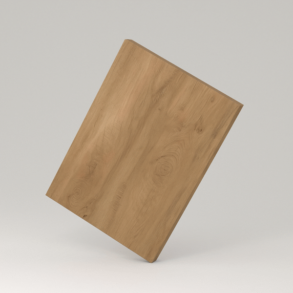 Ecktischplatte, Eiche, 200 x 140 x 80 x 70 cm, linksbündig – Bild 2