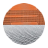 Orange & Hellgrau